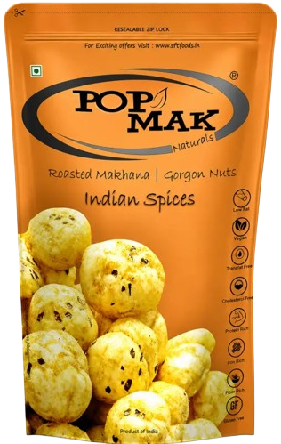 Indian Spices, 80g  Crunchy | Flavourful | Guilt-Free | Healthy Snack
