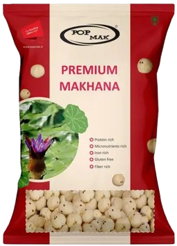 Premium Raw Makhana | Jumbo Lotus Seeds | Big Size Fox Nuts (250g)