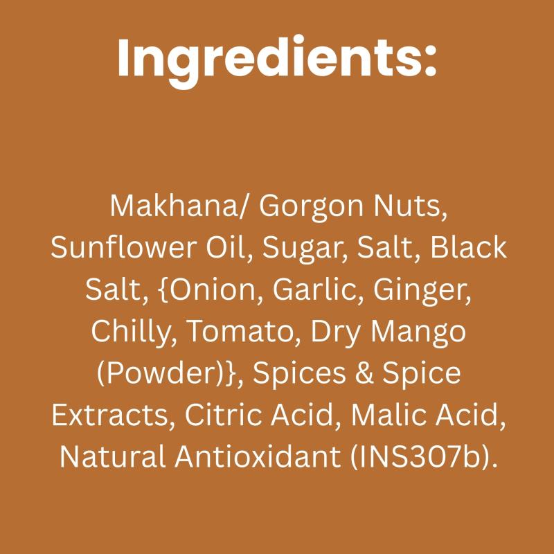 Popmak Roasted & Flavoured Makhana – Indian Spices, 80g  Crunchy | Flavourful | Guilt-Free | Healthy Snack