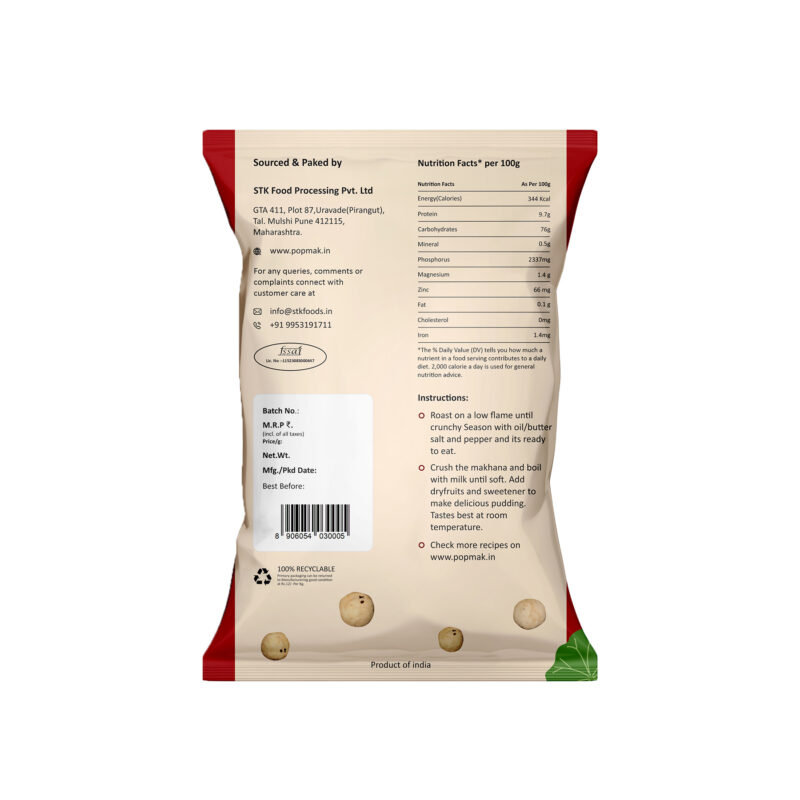 Premium Makhana Back 1